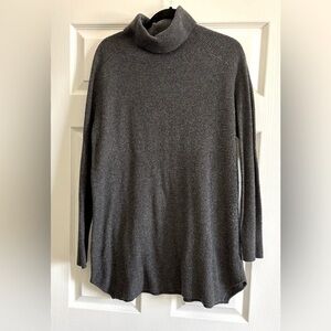 Halogen Charcoal Turtleneck Sweater